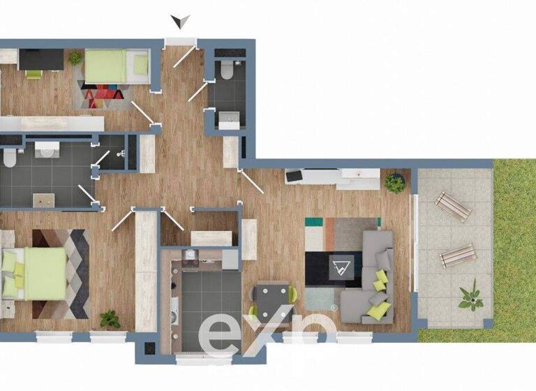 Wohnung zum Kauf 440.000 € 3 Zimmer 83 m² Bad Füssing 94072