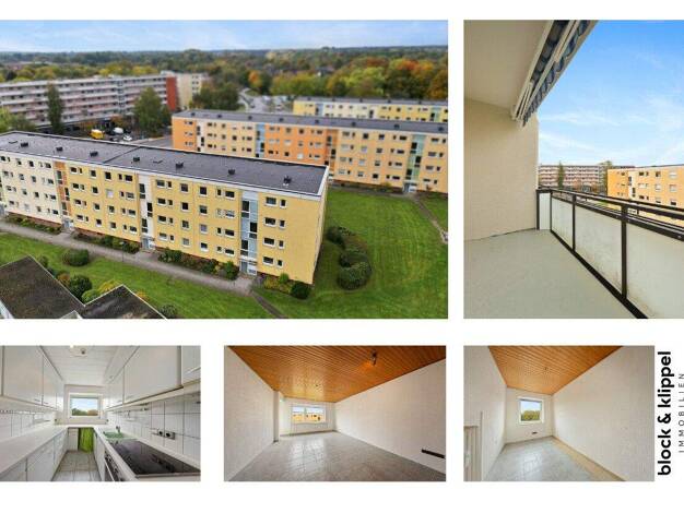 Wohnung zum Kauf 134.500 € 2,5 Zimmer 65,4 m² 4. Geschoss Suchsdorf Kiel 24107
