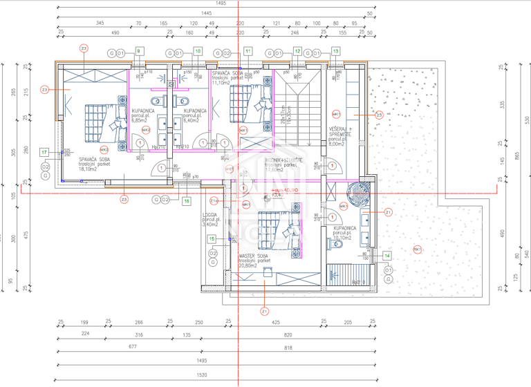 Einfamilienhaus zum Kauf 1.350.000 € 6 Zimmer 604 m² Grundstück Vodice 22211
