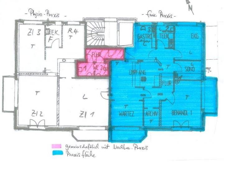 Praxisfläche zur Miete provisionsfrei 1.783 € 110 m² Bürofläche Kieler Str. 120 Kronshagen 24119