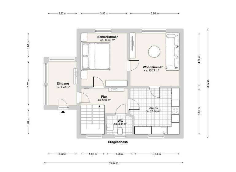Einfamilienhaus zum Kauf 399.999 € 4 Zimmer 101,5 m² 1.036 m² Grundstück Neuenhagen 15366