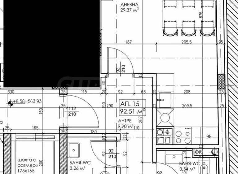 Studio zum Kauf 198.000 € 4 Zimmer 112,7 m² Sofia