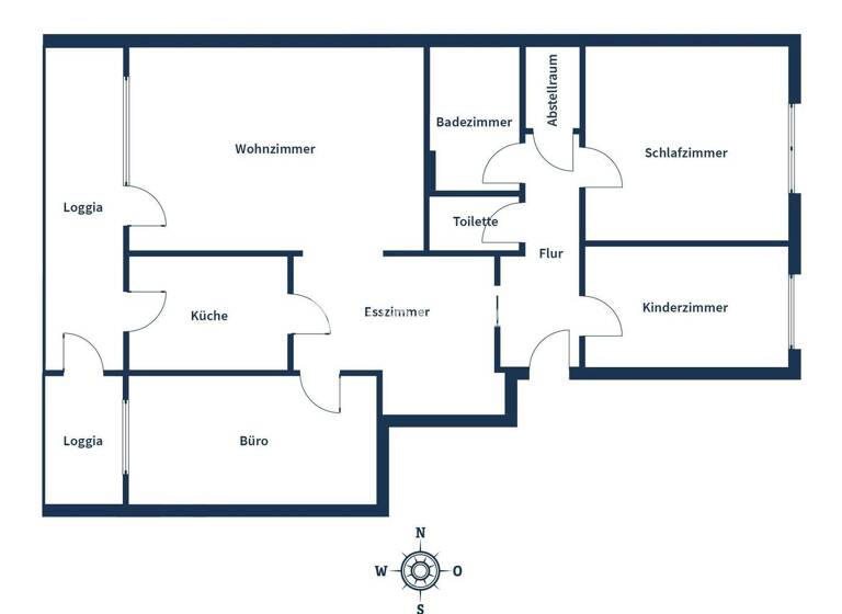 Wohnung zum Kauf 195.000 € 4 Zimmer 104 m² 3. Geschoss Stadtgebiet Sankt Georgen 78112