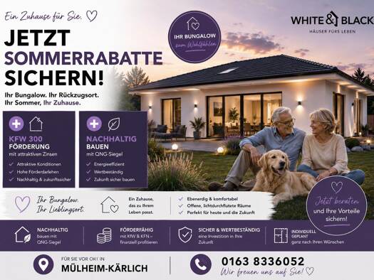Bungalow zum Kauf provisionsfrei 336.000 € 4 Zimmer 105 m² 552 m² Grundstück Lierschied 56357