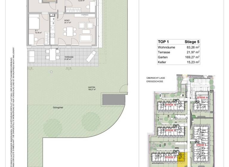 Wohnung zum Kauf 606.667 € 4 Zimmer 83,3 m² EG Franz Josef-Straße Maria Enzersdorf 2344