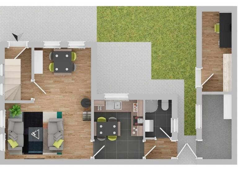 Doppelhaushälfte zum Kauf 135.000 € 3 Zimmer 83 m²<br/>Wohnfläche 124 m²<br/>Grundstück Nordhorn Nordhorn 48527