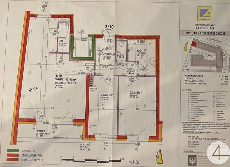 Wohnung zum Kauf 359.000 € 3,5 Zimmer 88 m² Laxenburg 2361