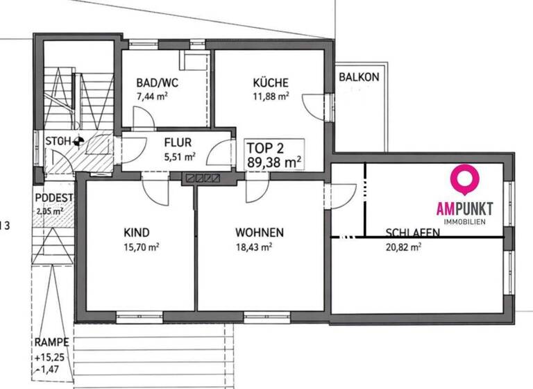 Wohnung zum Kauf 488.000 € 4,5 Zimmer 89,4 m² EG Itzling Salzburg 5020