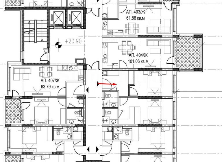 Studio zum Kauf 221.854 € 3 Zimmer 116,8 m² Sofia