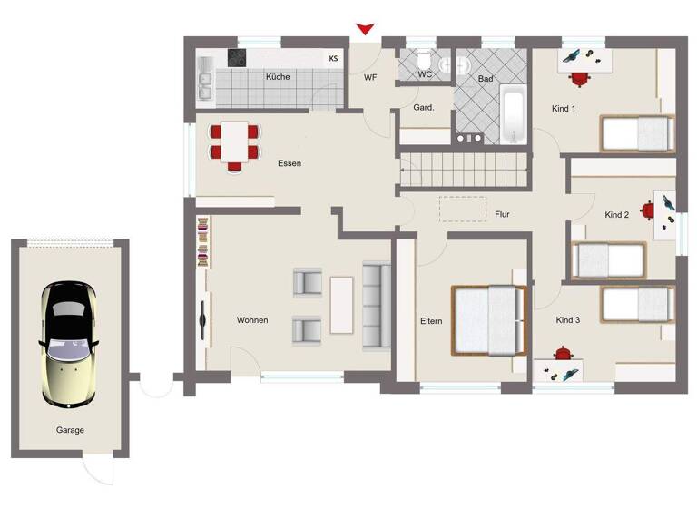 Einfamilienhaus zum Kauf 410.000 € 5 Zimmer 130 m² 664 m² Grundstück frei ab sofort Feldkirchen 94351