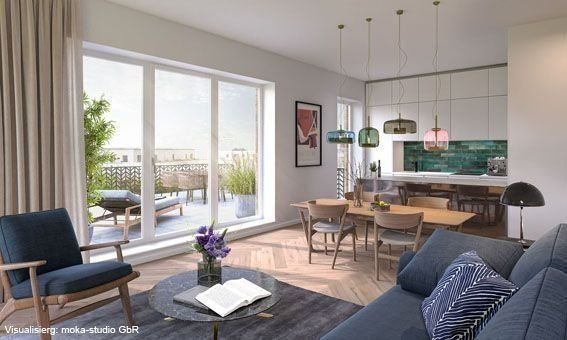 Wohnung zur Miete 1.480 € 2 Zimmer 54,8 m²<br/>Wohnfläche 4.<br/>Geschoss ab sofort<br/>Verfügbarkeit Friedensallee 252 Ottensen Hamburg 22763