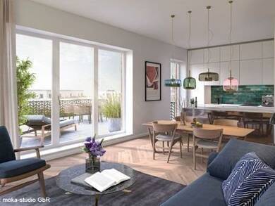Wohnung zur Miete - Erstbezug 1.480 € 2 Zimmer 54,8 m² 4. Geschoss frei ab sofort Friedensallee 254d Ottensen Hamburg 22763