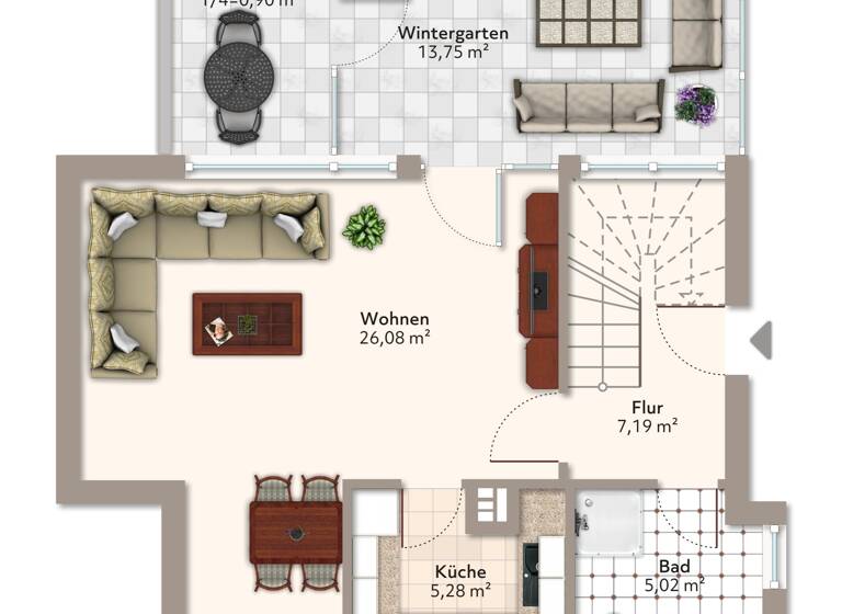 Maisonette zum Kauf 310.000 € 2,5 Zimmer 73,5 m²<br/>Wohnfläche 4.<br/>Geschoss Mitte Ulm 89073