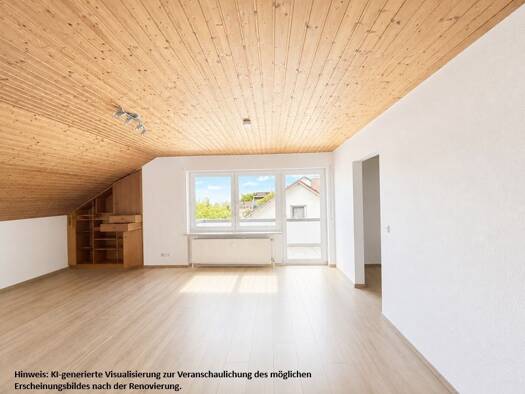 Wohnung zum Kauf 140.000 € 2,5 Zimmer 58 m² 3. Geschoss frei ab sofort Riedheim Hilzingen 78247