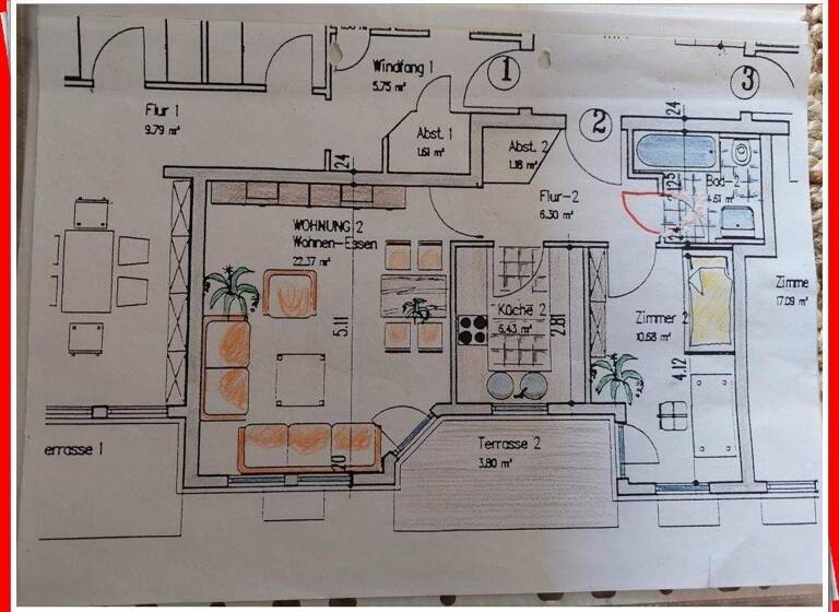 Wohnung zum Kauf 195.000 € 2 Zimmer 55 m² 1. Geschoss frei ab sofort Amorbach Neckarsulm-Amorbach 74172