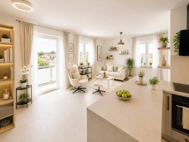 Wohnung zum Kauf provisionsfrei 450.000 € 2 Zimmer 48,5 m² 1. Geschoss Faistenhaar Brunnthal 85649