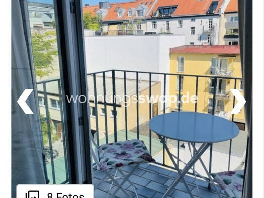 Wohnung zur Miete Tauschwohnung 606 € 1 Zimmer 30 m² 4. Geschoss Maxvorstadt München 80799