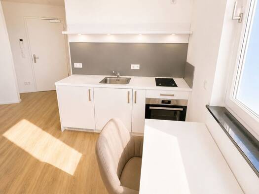 Wohnung zur Miete 740 € 1 Zimmer 21,2 m² frei ab 01.09.2026 Nordbahnhofstraße 15 Nord Nord 70191