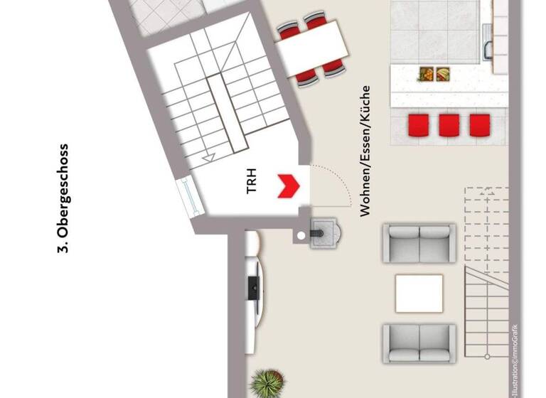 Maisonette zum Kauf 598.000 € 2 Zimmer 99 m² 3. Geschoss Innenstadt Aschaffenburg 63739