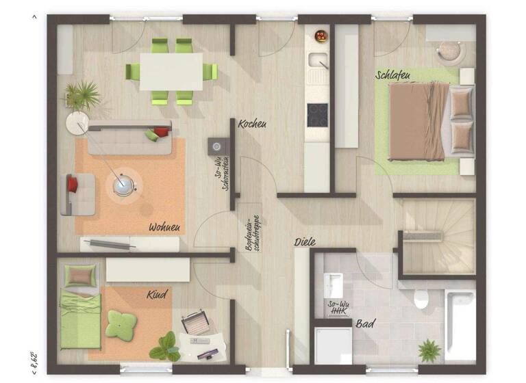 Bungalow zum Kauf provisionsfrei 352.550 € 4 Zimmer 78 m² 746 m² Grundstück Storkow 15859