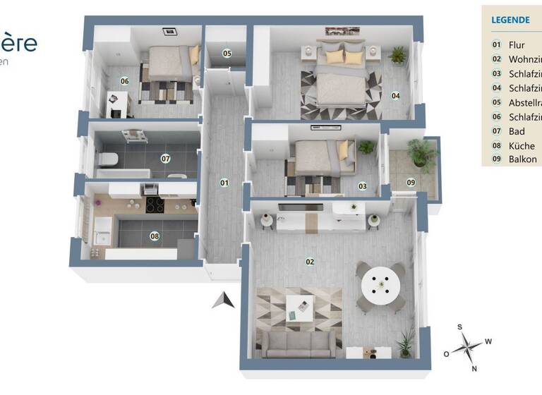Wohnung zum Kauf 269.000 € 4 Zimmer 75 m² 1. Geschoss Reinickendorf Berlin 13403