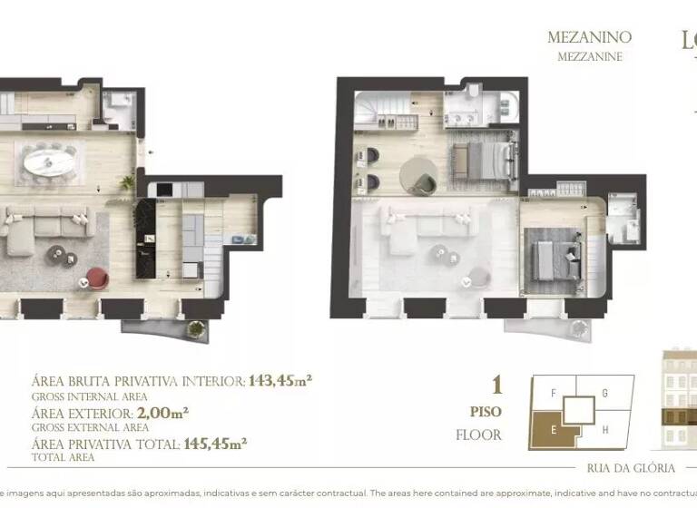 Studio zum Kauf provisionsfrei 1.430.000 € 2 Zimmer 143,5 m² 1. Geschoss Santo António 1250-114