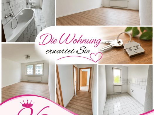 Wohnung zur Miete 255 € 2 Zimmer 47 m² 4. Geschoss frei ab sofort Geibelstraße 109 Gablenz Gablenz 09127