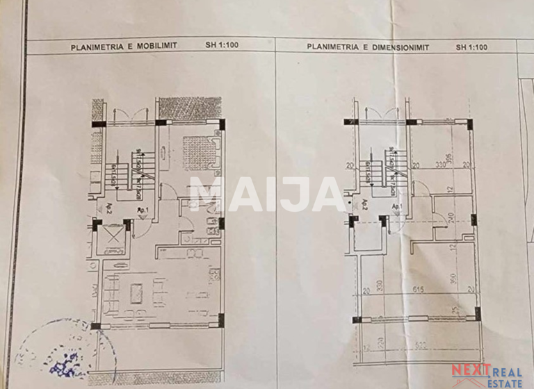 Studio zum Kauf 200.000 € 2 Zimmer 52,8 m² 4. Geschoss Uje i Ftohte Vlora 9403