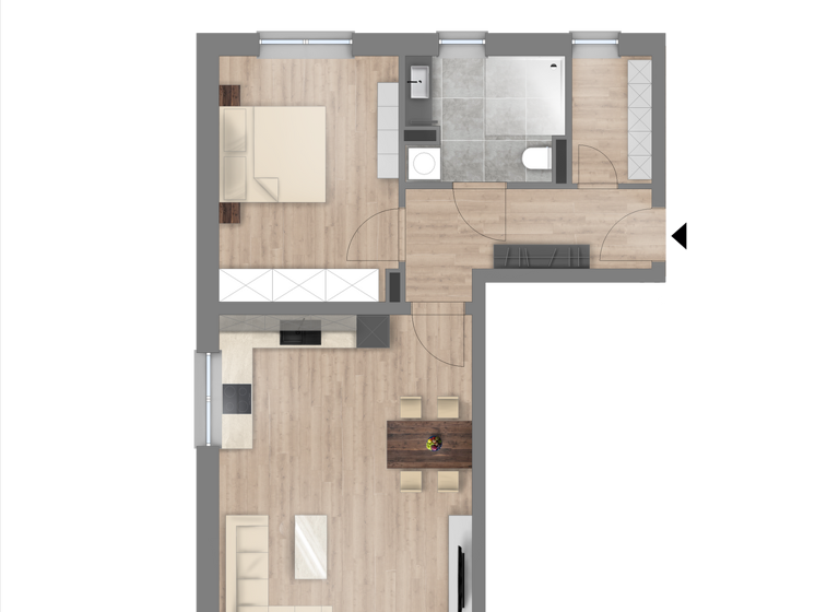 Wohnung zum Kauf - Erstbezug provisionsfrei 323.500 € 2 Zimmer 68,9 m² 1. Geschoss Sebastianstraße Pavelsbach Postbauer-Heng 92353