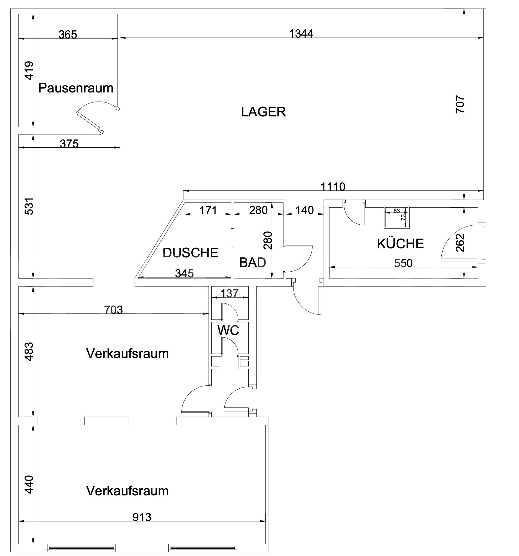 Laden zum Kauf 339.000 € 245 m²<br/>Verkaufsfläche Bergheim - West Heidelberg 69115