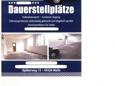Garage zur Miete provisionsfrei Spilkerweg 12 Neuenkirchen Melle 49326