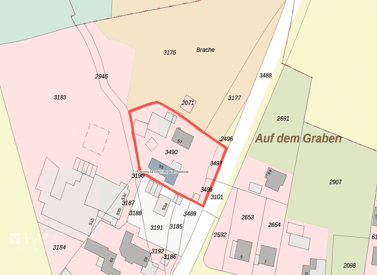 Grundstück zum Kauf 2.196 m² Grundstück Romaney Bergisch Gladbach 51467