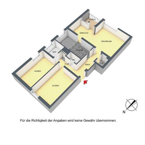 Wohnung zur Miete 501 € 3,5 Zimmer 78,2 m²<br/>Wohnfläche 6.<br/>Geschoss 01.07.2025<br/>Verfügbarkeit Sebastian-Kneipp-Str. 35 St. Sebastian Amberg 92224