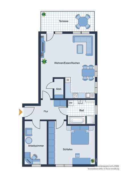 Wohnung zum Kauf provisionsfrei 700 € 3 Zimmer 85 m²<br/>Wohnfläche ab sofort<br/>Verfügbarkeit Speckenheide Oldentrup - West Bielefeld 33719