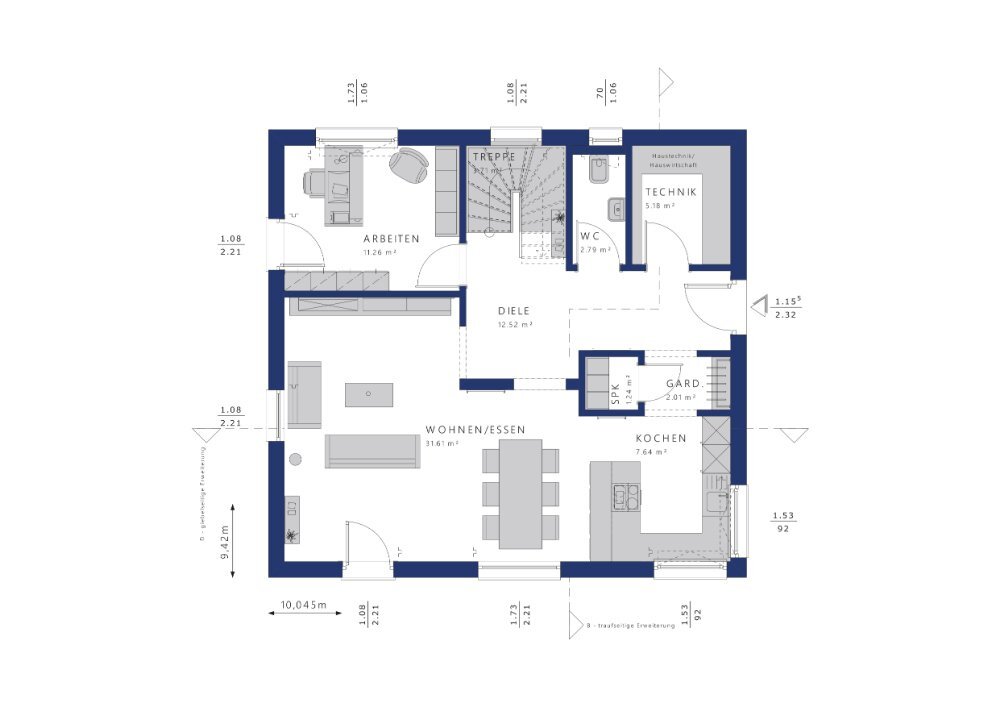 Haus zum Kauf provisionsfrei 1.097.723 € 5 Zimmer 155 m²<br/>Wohnfläche 1.270 m²<br/>Grundstück Telgte Telgte 48291