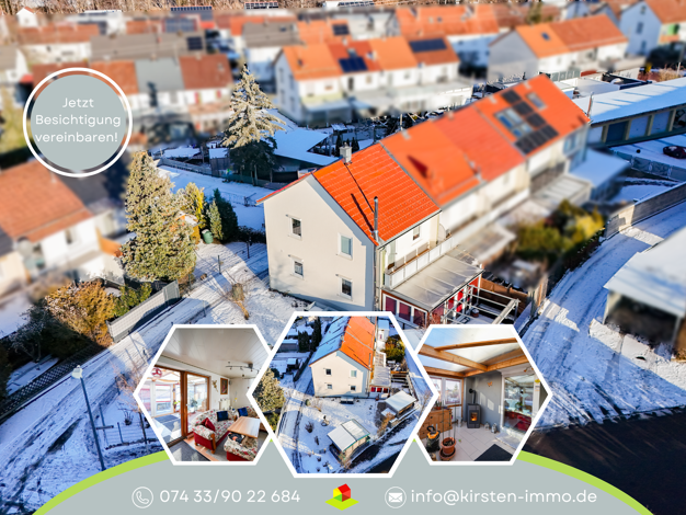 Reihenendhaus zum Kauf 269.000 € 3,5 Zimmer 80 m² 244 m² Grundstück Balingen 72336