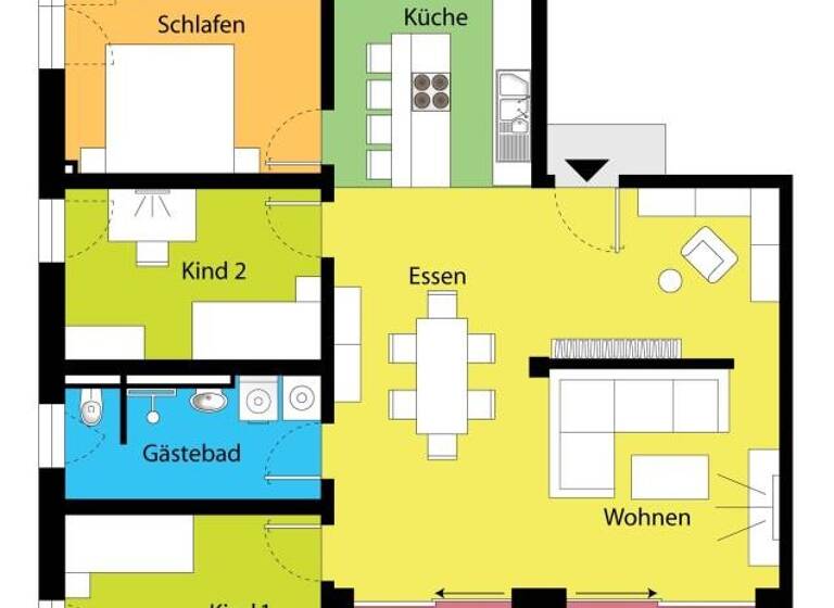 Wohnung zur Miete - Erstbezug 1.252 € 4 Zimmer 125,2 m² Döbeln 04720