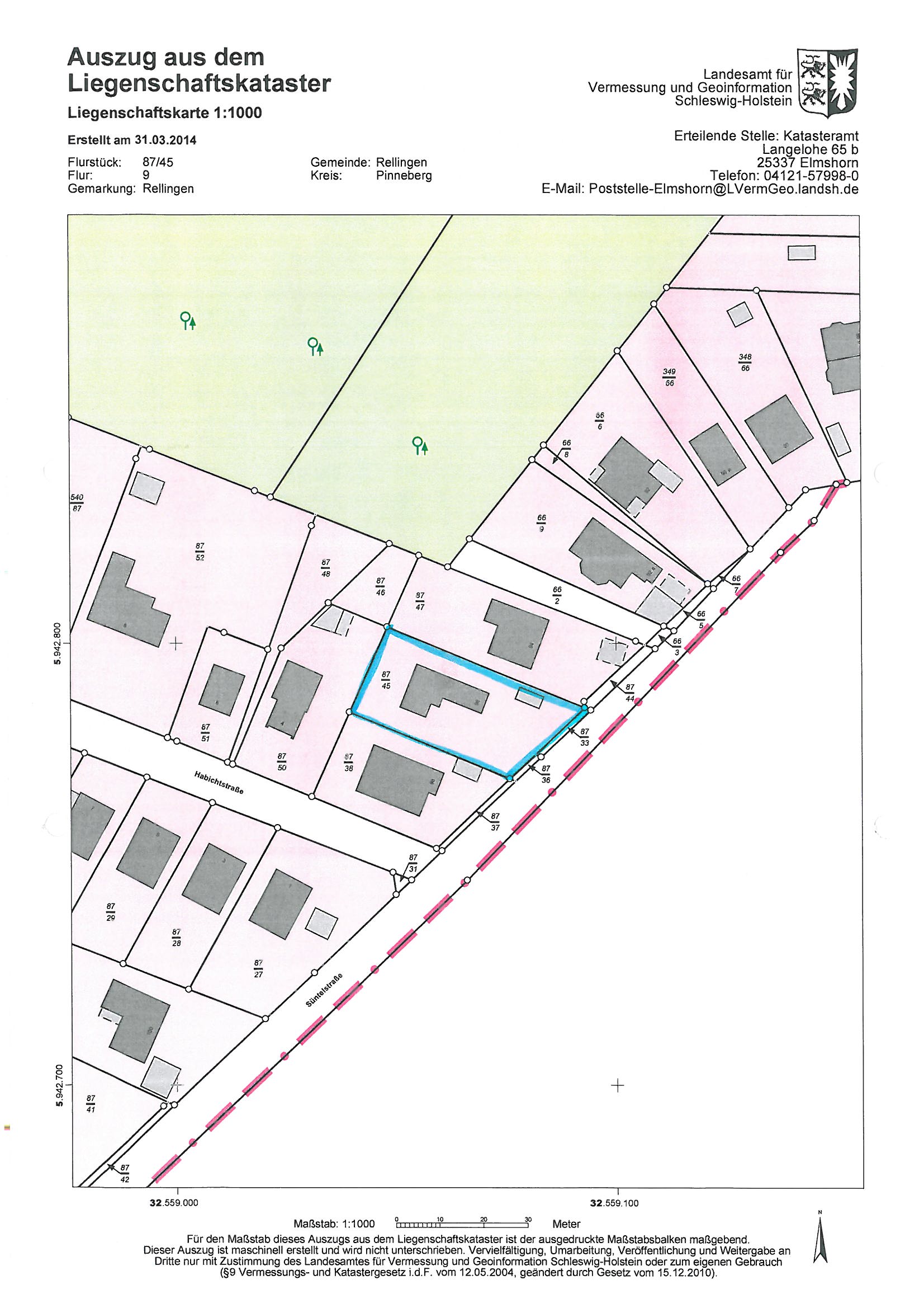 Reihenendhaus zum Kauf provisionsfrei 580.000 € 4 Zimmer 100 m²<br/>Wohnfläche 240 m²<br/>Grundstück Süntelstraße 96 Rellingen 25462