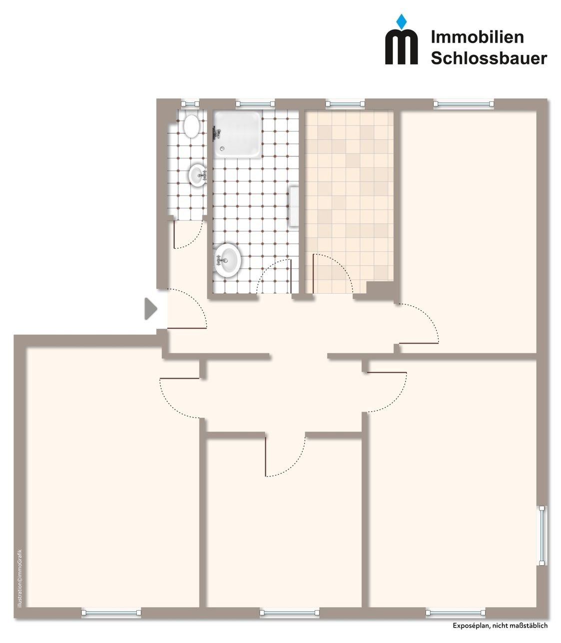 Wohnung zur Miete 2.600 € 98 m²<br/>Wohnfläche 1.<br/>Geschoss ab sofort<br/>Verfügbarkeit Dom Pedro München 80634