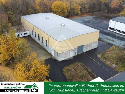 Lagerhalle zur Miete 8.900 € 1.400 m² Lagerfläche Marktredwitz 95615
