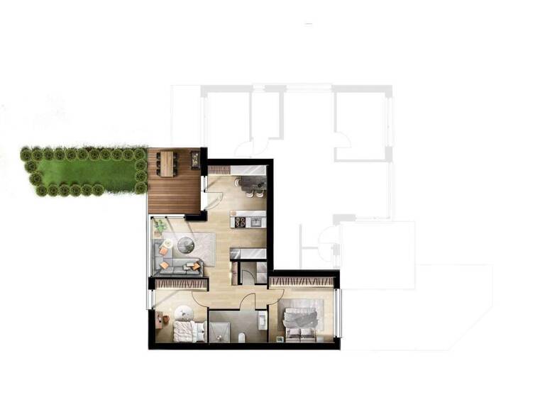 Wohnung zum Kauf - Erstbezug provisionsfrei 325.500 € 3 Zimmer 74,5 m² Oberwiehl Wiehl 51674