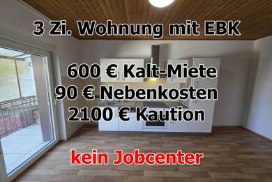 Wohnung zur Miete 600 € 3,5 Zimmer 79 m² 1. Geschoss Winzler Str. 52 Innenstadt - Ost Pirmasens 66955