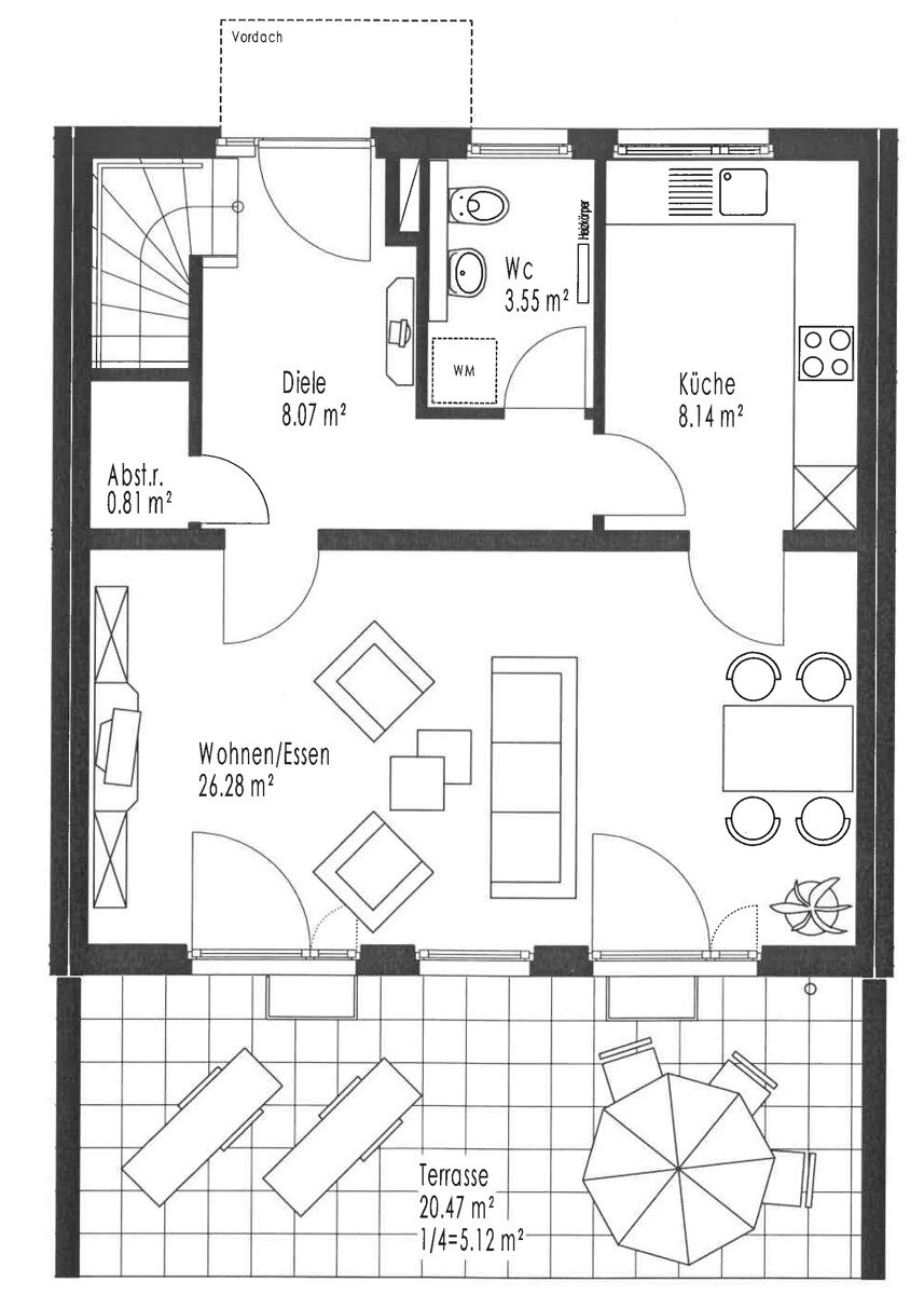 Reihenmittelhaus zum Kauf 849.900 € 4 Zimmer 97,8 m²<br/>Wohnfläche 104,1 m²<br/>Grundstück Messestadt Riem München / Riem 81829