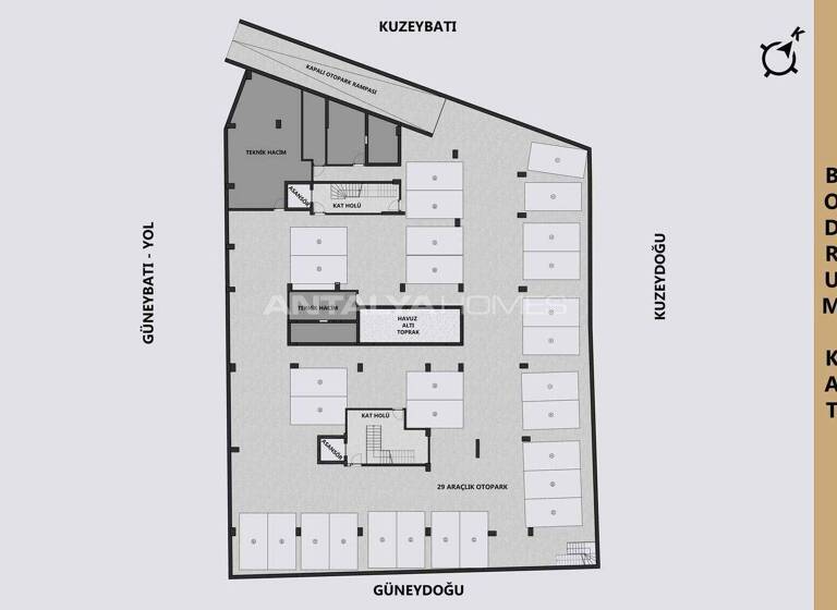 Wohnung zum Kauf 87.500 € 3 Zimmer 55 m² 1. Geschoss Antalya 07310