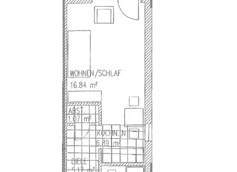 Terrassenwohnung zur Miete 550 € 1 Zimmer 35 m²<br/>Wohnfläche ab sofort<br/>Verfügbarkeit Grimmelgasse 2a Eisenach Eisenach , Thür 99817