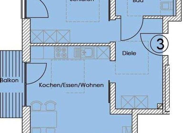 Wohnung zur Miete 595 € 2 Zimmer 64 m² 1. Geschoss Thurmansbang 94169