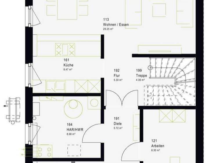 Haus zum Kauf provisionsfrei 461.999 € 4 Zimmer 154 m² 480 m² Grundstück Langenberg 33449