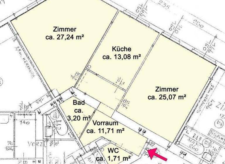 Wohnung zum Kauf 340.000 € 2 Zimmer 82 m² 2. Geschoss Wien 1120