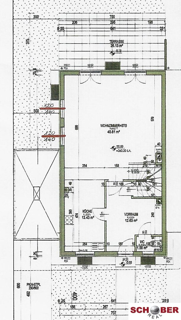 Doppelhaushälfte zum Kauf 635.000 € 5 Zimmer 168 m²<br/>Wohnfläche 385 m²<br/>Grundstück Bad Vöslau 2540