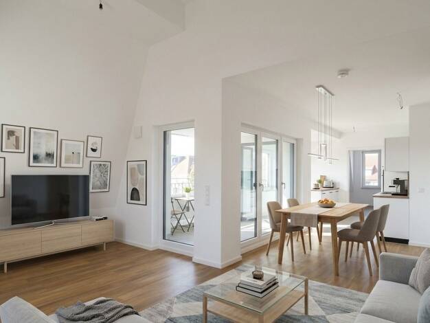 Wohnung zur Miete 1.335 € 4 Zimmer 86,4 m² 4. Geschoss frei ab sofort Beckerstraße 3 Neulindenau Leipzig 04179
